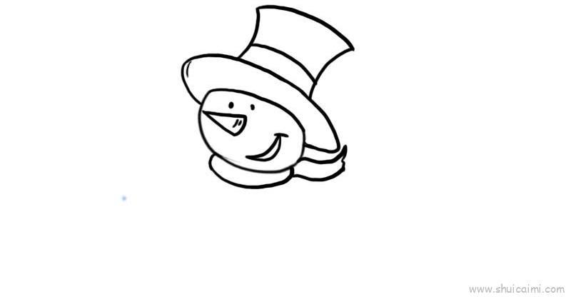 雪人儿童画怎么画 雪人简笔画图片大全