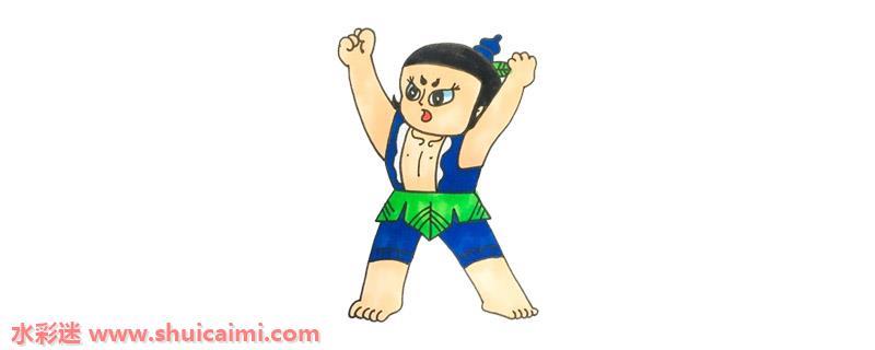 葫芦娃怎么画 葫芦娃简笔画简单