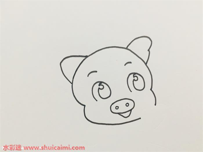 猪怎么画 猪简笔画画法