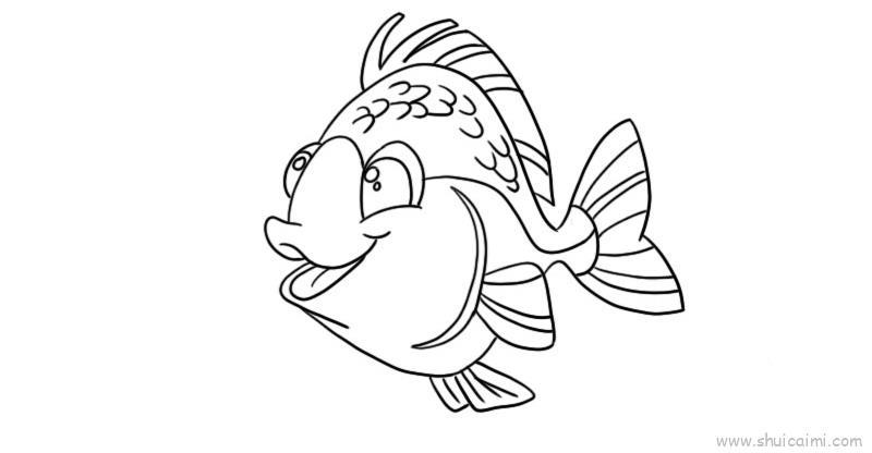 鱼儿童画怎么画 鱼简笔画步骤