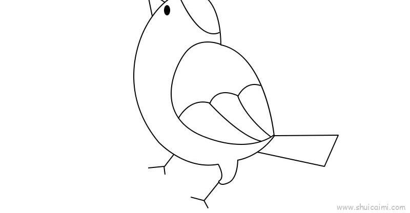 黄鹂鸟儿童画怎么画 黄鹂鸟简笔画图片大全