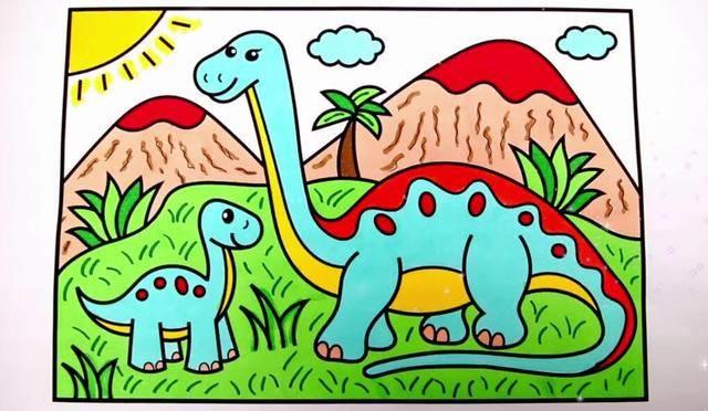 恐龙简笔画 恐龙简笔画幼儿园