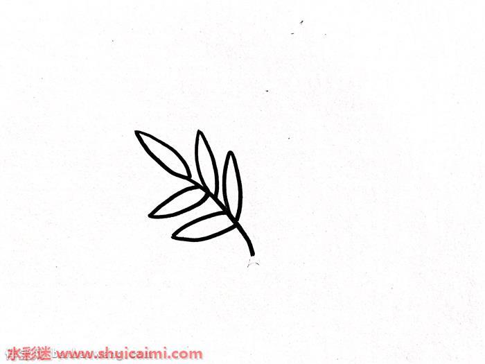 含羞草怎么画 含羞草简笔画漂亮卡通