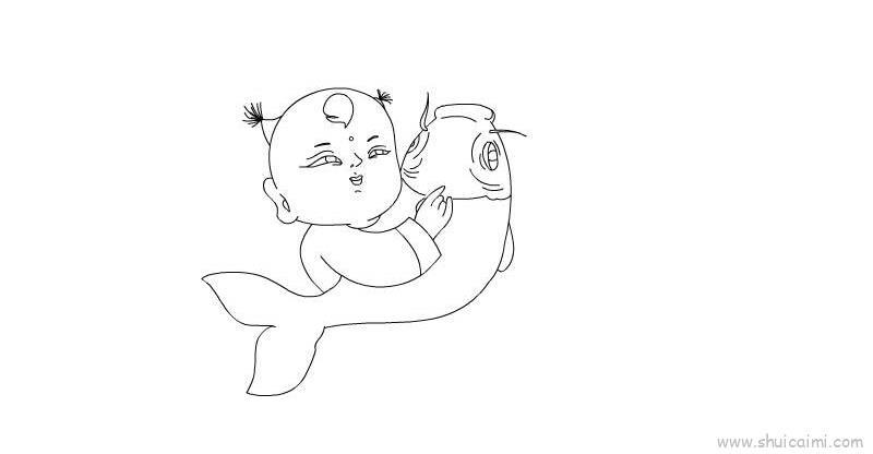 年画儿童画怎么画 年画简笔画图片大全