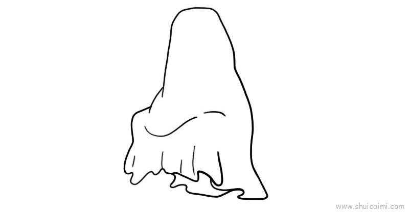 幽灵儿童画怎么画 幽灵简笔画顺序