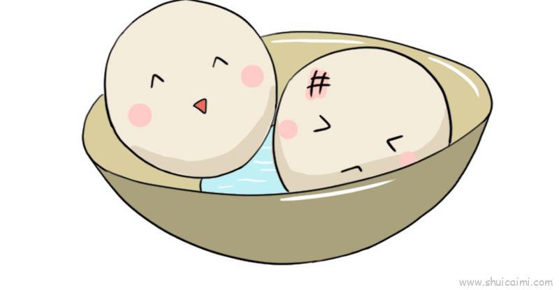 元宵节小汤圆儿童画怎么画 元宵节小汤圆简笔画画法