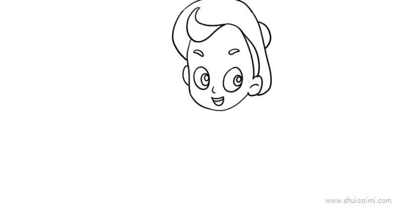 神笔马良儿童画怎么画 神笔马良简笔画简单