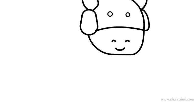 奶牛儿童画怎么画 奶牛简笔画画法