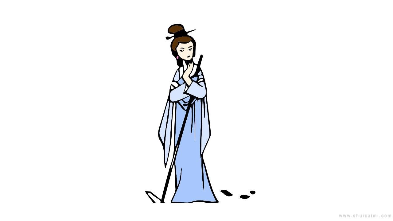 古装美女简笔画怎么画 古装美女简笔画简单又好看