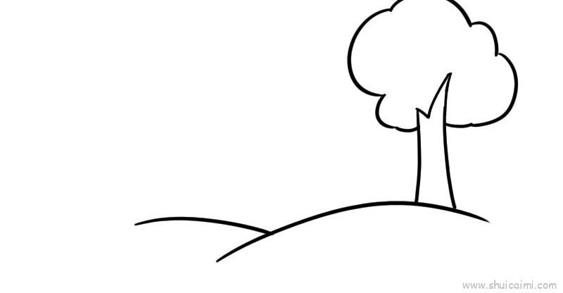 风景画彩色春季儿童画怎么画 风景画彩色春季简笔画图片大全