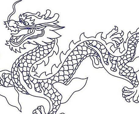 中国龙简笔画 中国龙简笔画简单霸气