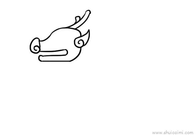 龙舟儿童画怎么画 龙舟简笔画简单