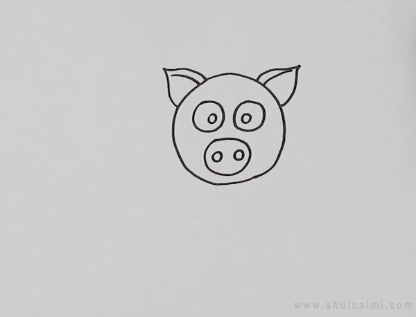 猪简笔画怎么画 猪简笔画图片大全