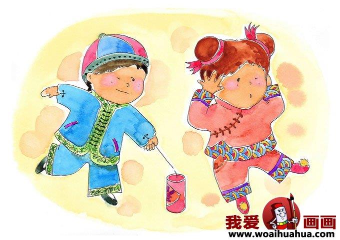 过年有关过年的卡通图片大全简笔画怎么画 过年有关过年的卡通图片大全简笔画步骤