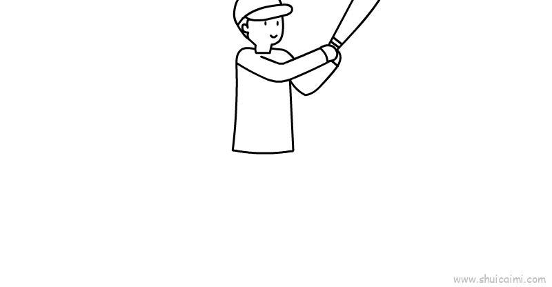 身残志坚儿童画怎么画 身残志坚简笔画顺序