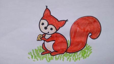 小松鼠简笔画 小松鼠简笔画简单