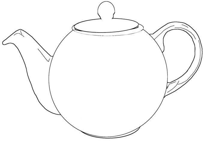 茶简笔画 茶杯简笔画