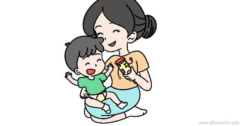 妈妈儿童画怎么画 妈妈简笔画图片大全