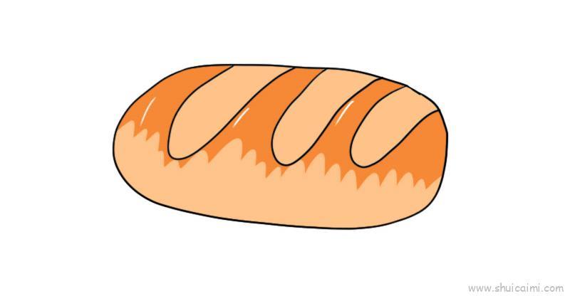 面包儿童画怎么画 面包简笔画图片大全