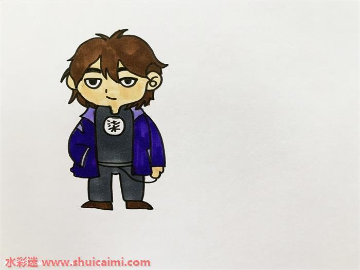 伍六七怎么画 伍六七简笔画图片大全