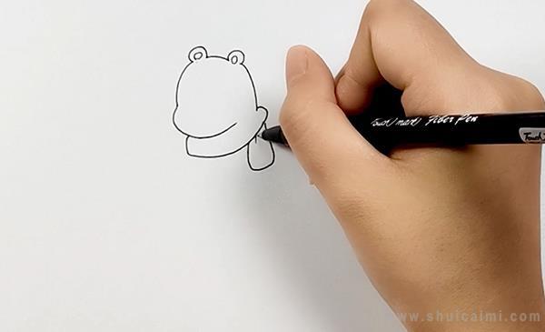 北极熊简笔画怎么画 北极熊简笔画顺序