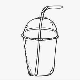 奶茶简笔画 奶茶简笔画彩色