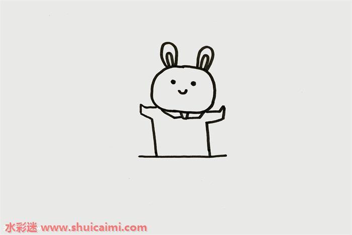 兔子怎么画 兔子简笔画图片大全彩色