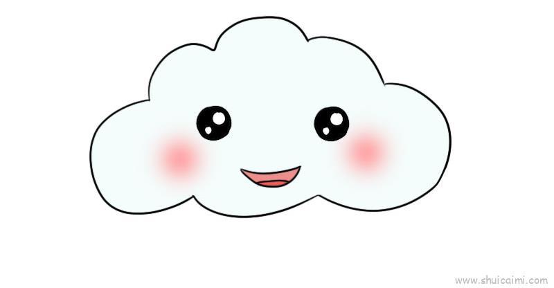 云朵儿童画怎么画 云朵简笔画图片