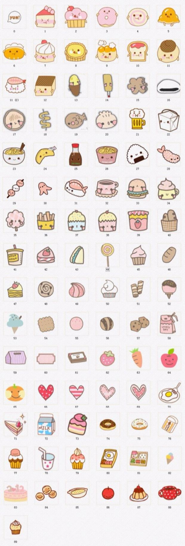 食物简笔画 食物简笔画大全图片