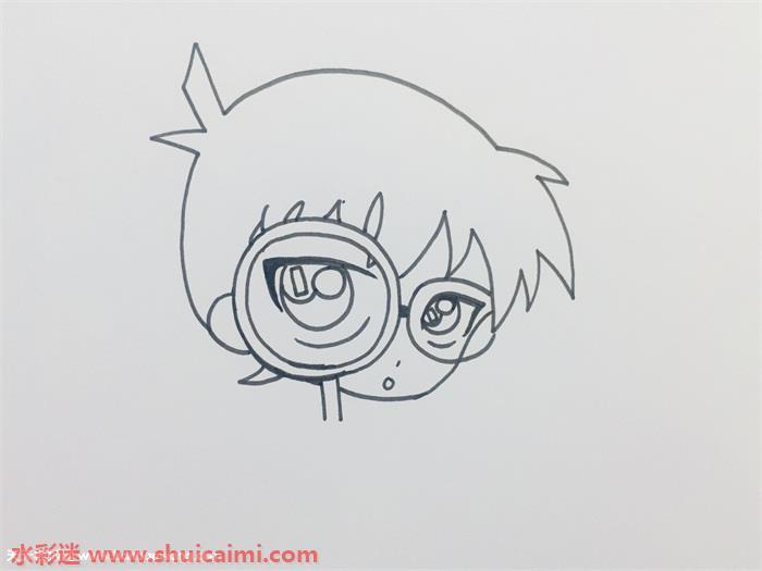 名侦探柯南怎么画 名侦探柯南简笔画简单好看