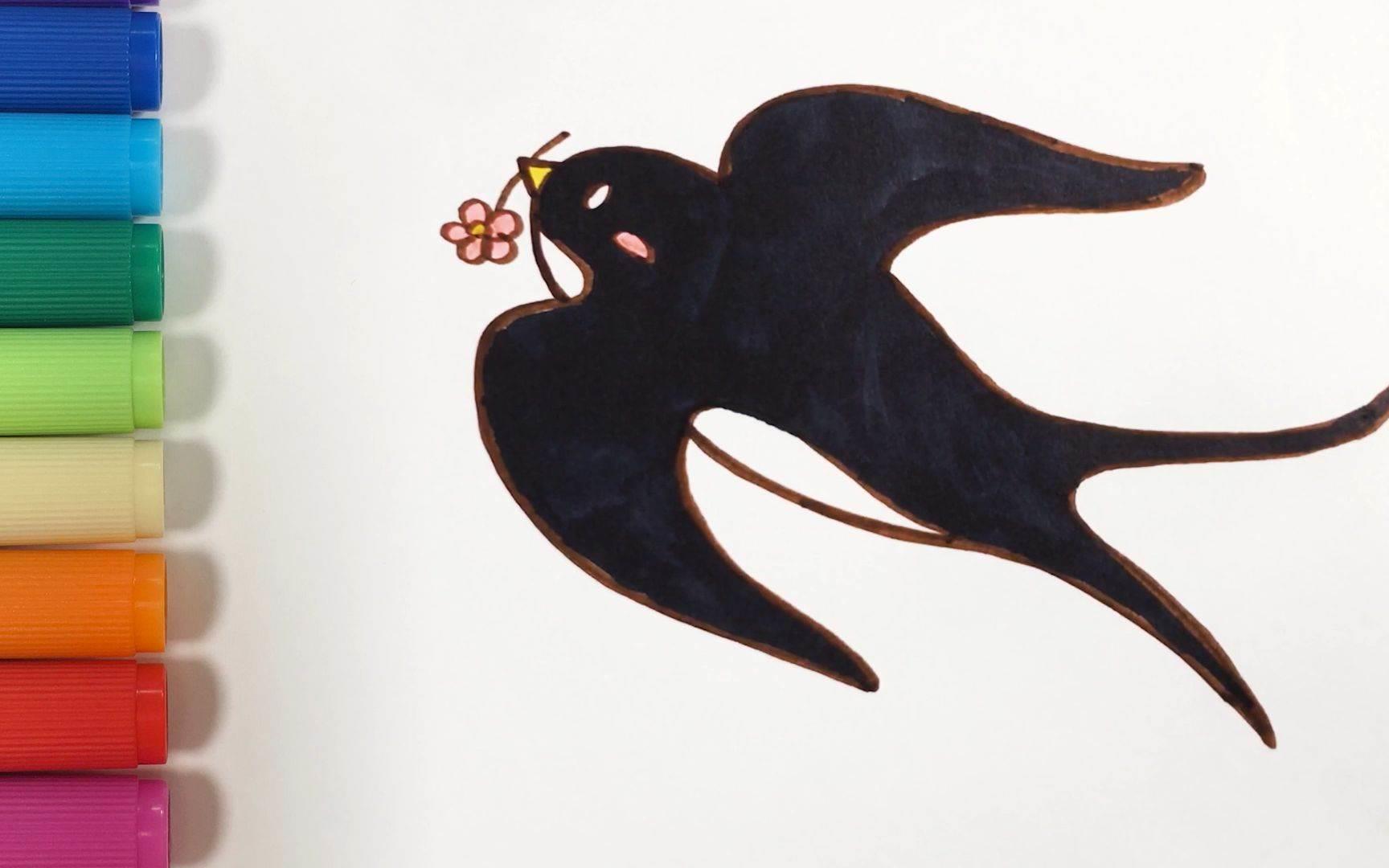 小燕子简笔画 小燕子简笔画图片