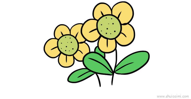 花卉儿童画怎么画 花卉简笔画简单又好看