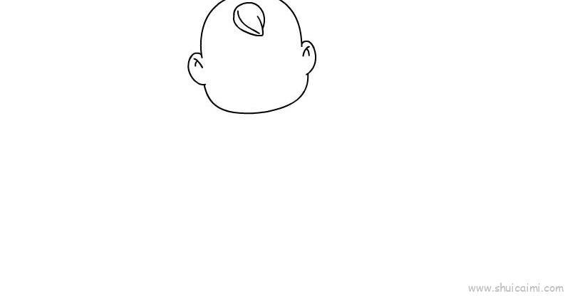 中国娃娃儿童画怎么画 中国娃娃简笔画顺序