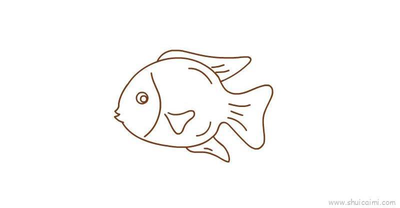 小鱼儿童画怎么画 小鱼简笔画图片