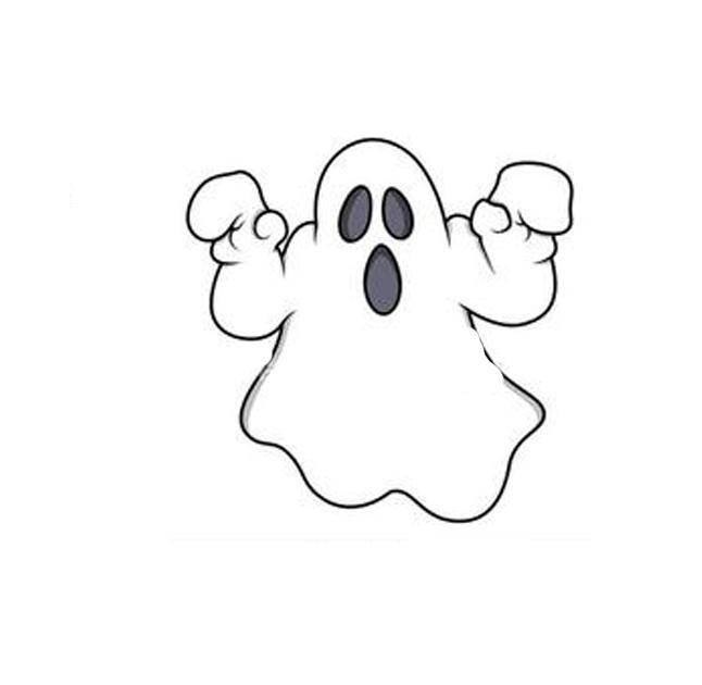 幽灵简笔画 幽灵简笔画可爱