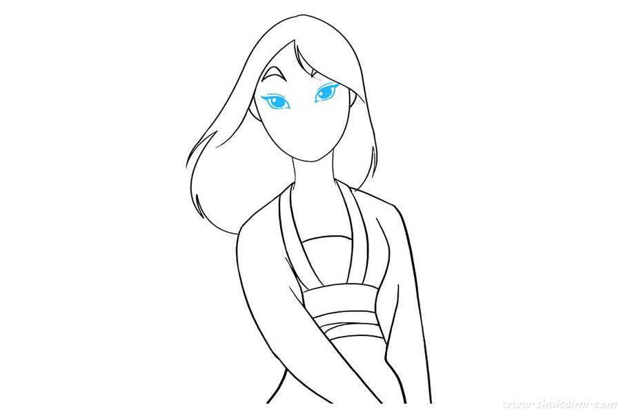 木兰怎么画 木兰简笔画简单彩色