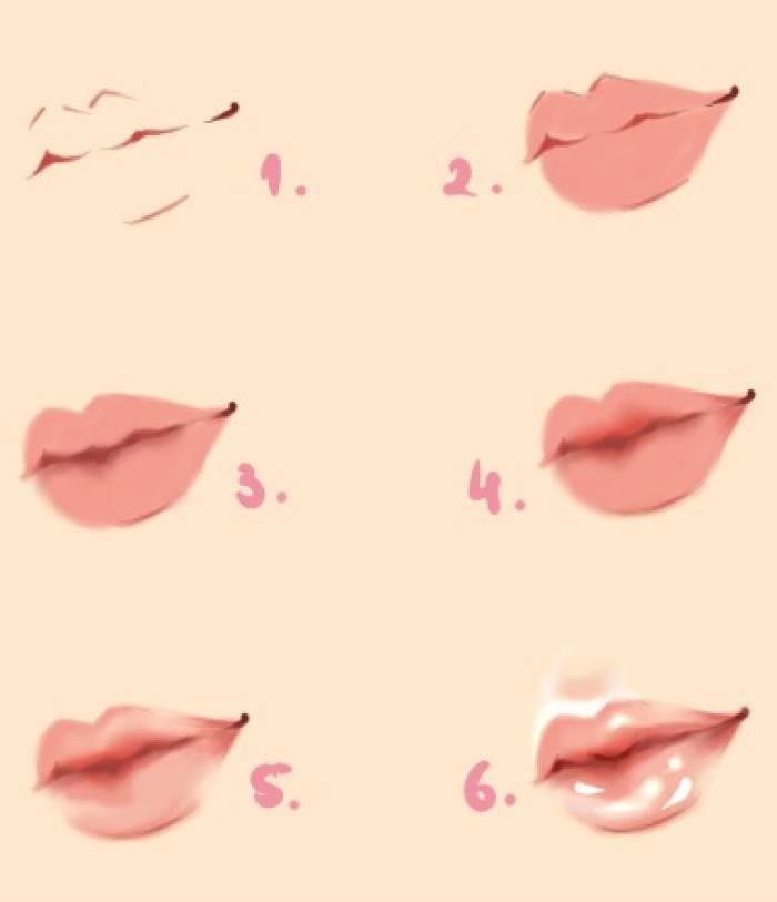 动漫女生嘴巴简笔画 动漫女生嘴巴怎么画