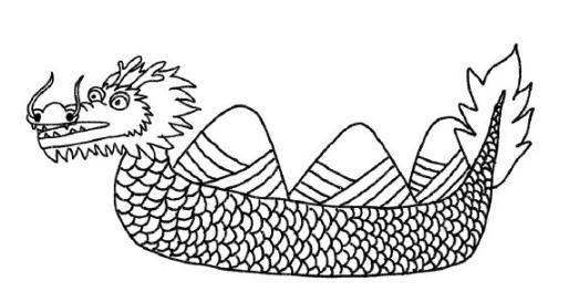 龙舟简笔画 龙舟简笔画怎么画