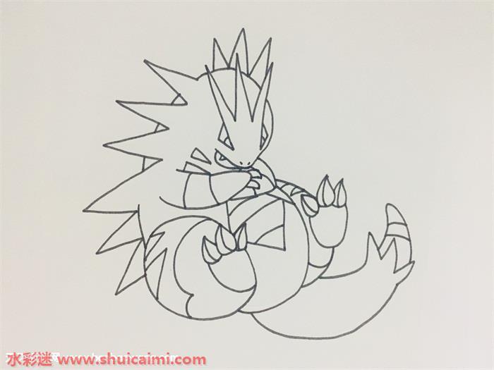 班吉拉怎么画 班吉拉简笔画画法