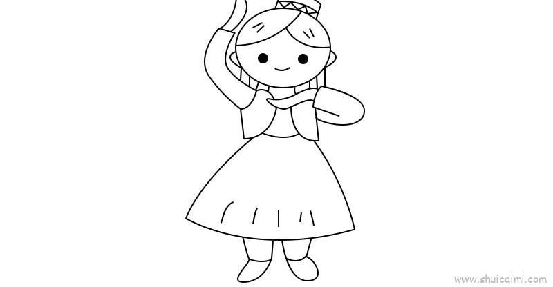 新疆特色儿童画怎么画 新疆特色简笔画步骤