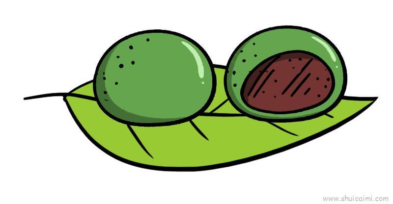 寒食节青团儿童画怎么画 寒食节青团简笔画简单又好看