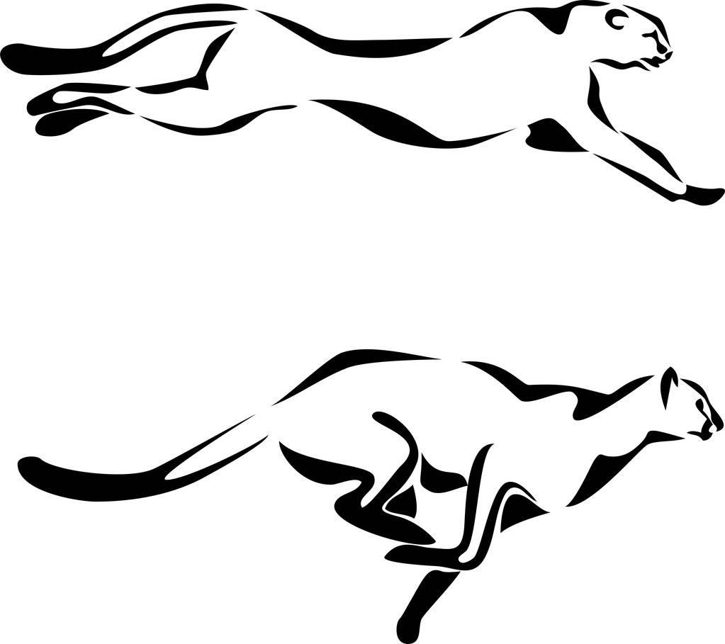 豹子简笔画 豹子简笔画凶猛又简单