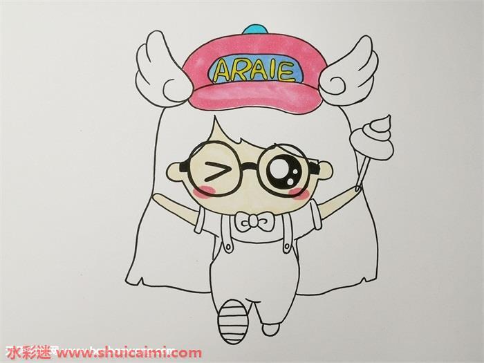 阿拉蕾怎么画 阿拉蕾简笔画步骤