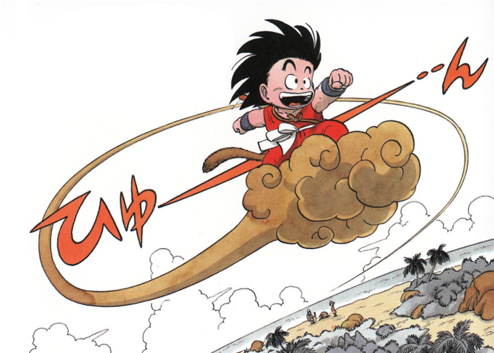 筋斗云简笔画 孙悟空驾筋斗云简笔画