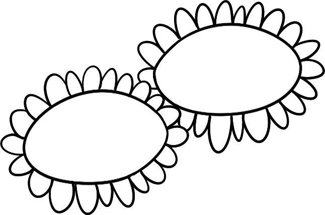 向日葵姐妹花简笔画怎么画 向日葵姐妹花简笔画简单