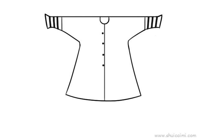 满族服饰儿童画怎么画 满族服饰简笔画图片大全