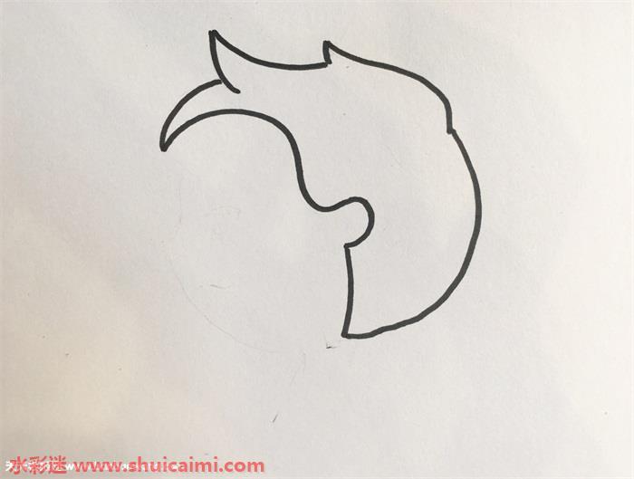男生侧脸怎么画 男生侧脸简笔画图片大全彩色