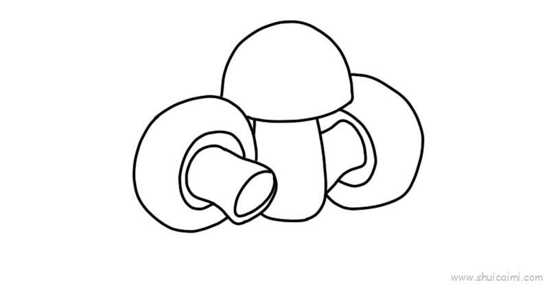 蘑菇植物儿童画怎么画 蘑菇植物简笔画简单