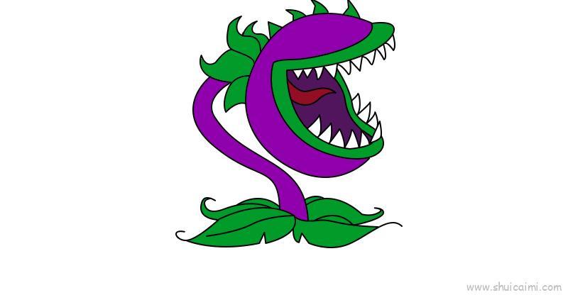 大嘴花儿童画怎么画 大嘴花简笔画图片大全