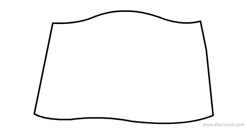 口罩儿童画怎么画 口罩简笔画步骤